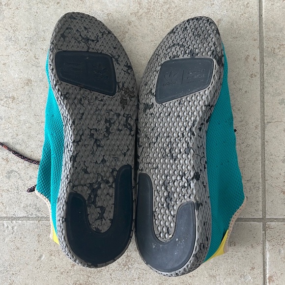 Adidas Tennis 🎾 HU 🧩 Pharrell Teal Size US 11 - Picture 6 of 7